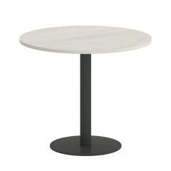 Стол журнальный круглый Рива HOME OFFICE VR.SP-5-90.1 Дуб Наварра/Антрацит металл