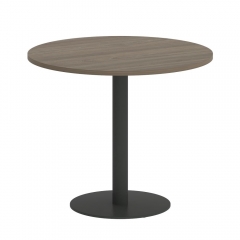 Стол журнальный круглый Рива HOME OFFICE VR.SP-5-90.1 Орех Гварнери/Антрацит металл