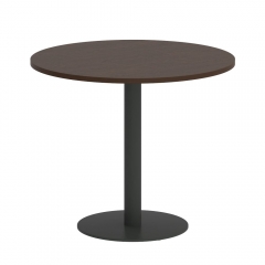 Стол журнальный круглый Рива HOME OFFICE VR.SP-5-90.1 Венге Цаво/Антрацит металл