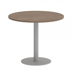 Стол журнальный круглый Рива HOME OFFICE VR.SP-5-90.1 Дуб Аризона/Серый металл