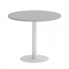 Стол журнальный круглый Рива HOME OFFICE VR.SP-5-90.1 Вяз Благородный/Серый металл