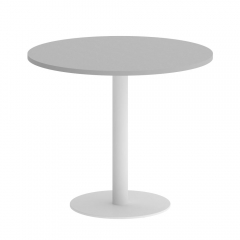 Стол журнальный круглый Рива HOME OFFICE VR.SP-5-90.1 Вяз Благородный/Серый металл