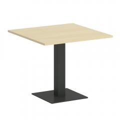 Стол журнальный квадратный Рива HOME OFFICE VR.SP-5-90.2 Клен/Антрацит металл