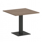 Стол журнальный квадратный Рива HOME OFFICE VR.SP-5-90.2 Дуб Аризона/Антрацит металл