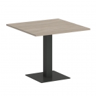 Стол журнальный квадратный Рива HOME OFFICE VR.SP-5-90.2 Дуб Аттик/Антрацит металл