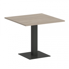 Стол журнальный квадратный Рива HOME OFFICE VR.SP-5-90.2 Дуб Аттик/Антрацит металл