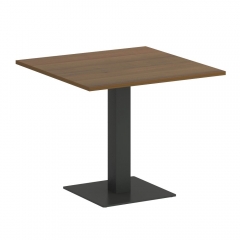 Стол журнальный квадратный Рива HOME OFFICE VR.SP-5-90.2 Венге Цаво/Антрацит металл