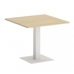 Стол журнальный квадратный Рива HOME OFFICE VR.SP-5-90.2 Акация Лорка/Белый металл