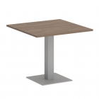 Стол журнальный квадратный Рива HOME OFFICE VR.SP-5-90.2 Вяз Благородный/Серый металл