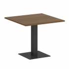 Стол журнальный квадратный Рива HOME OFFICE VR.SP-5-90.2 Дуб Аттик/Серый металл