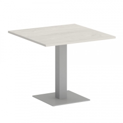 Стол журнальный квадратный Рива HOME OFFICE VR.SP-5-90.2 Дуб Наварра/Серый металл