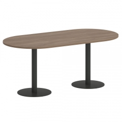 Стол овальный Рива HOME OFFICE VR.SP-5-180.1 Вяз Благородный/Антрацит металл