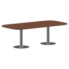 Конференц-стол на 6-8 человек Skyland IMAGO ПРГ-8 Орех Французский-алюминий