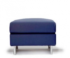 Пуф Unital Домино 6.1 Темно-синий экокожа