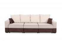 Диван-кровать Мебельград Бостон 2400 Стандарт Бежево-коричневый