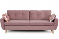 Диван-кровать Мебельград Калгари-2 Стандарт Альба роза/Твинкли розовый