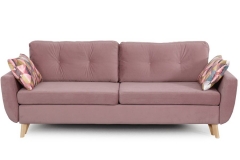 Диван-кровать Мебельград Калгари-2 Стандарт Альба роза/Твинкли розовый