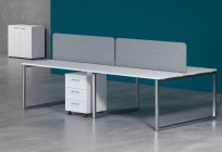 Стол письменный Skyland XTEN-Q XQST 127 Белый Антрацит