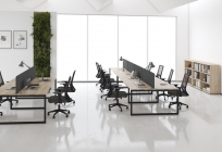 Стол письменный левый Skyland XTEN-Q XQCT 169 L Бук Тиара Белый