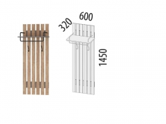 Панель с крючками Витра Денвер 401.24