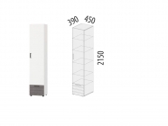 Шкаф-пенал лев/прав Витра Денвер 400.06