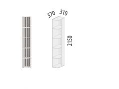 Стеллаж торцевой лев/прав Витра Денвер 400.15