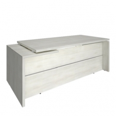 Стол руководителя Рива YALTA LT-B 20 R Снежная Патина