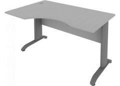 Стол криволинейный левый Рива Riva ПЛ.СА-2 Л Серый