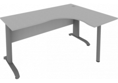 Стол криволинейный правый Рива Riva ПЛ.СА-4 Пр Серый