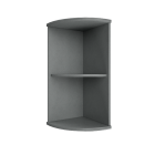 Стеллаж низкий угловой Рива Riva А.УС-3 Серый