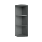 Стеллаж средний угловой Рива Riva А.УС-2 Серый