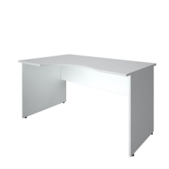 Стол криволинейный левый Рива Riva А.СА-2 Л Белый