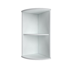 Стеллаж низкий угловой Рива Riva А.УС-3 Белый