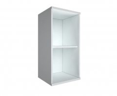 Стеллаж низкий узкий Рива Riva А.СУ-3 Белый