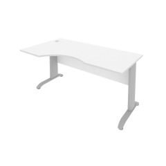 Стол криволинейный левый Рива Riva ПЛ.СА-1 Л Белый