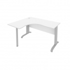 Стол криволинейный левый Рива Riva ПЛ.СА-3 Л Белый