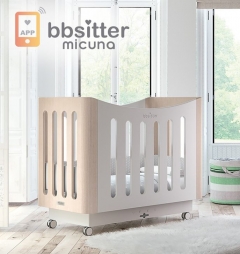 Кроватка Micuna 120x60 Micuna BabySitter White Water wood