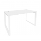 Стол рабочий руководителя на О-образном м/к ONIX Рива O.MO-SRR-3.8 Белый Бриллиант