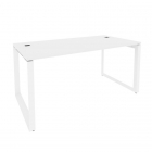 Стол рабочий руководителя на О-образном м/к ONIX Рива O.MO-SRR-4.8 Белый Бриллиант