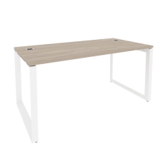 Стол рабочий руководителя на О-образном м/к ONIX Рива O.MO-SRR-4.8 Дуб Аттик/Белый