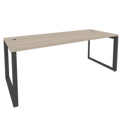 Стол рабочий руководителя на О-образном м/к ONIX Рива O.MO-SRR-6.8 Дуб Аттик/Антрацит