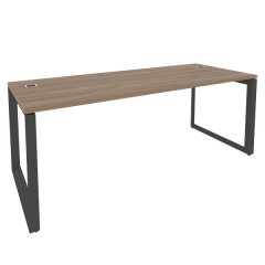 Стол рабочий руководителя на О-образном м/к ONIX Рива O.MO-SRR-6.8 Дуб Аризона/Антрацит