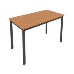 Стол письменный на металлокаркасе Рива SLIM SYSTEM С.СП-4.1 Груша-Антрацит