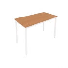 Стол письменный на металлокаркасе Рива SLIM SYSTEM С.СП-4.1 Груша-Белый