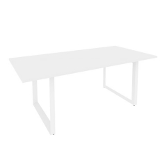 Стол переговорный на О-образном м/к ONIX Рива O.MO-PRG-19 Белый Бриллиант