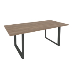 Стол переговорный на О-образном м/к ONIX Рива O.MO-PRG-19 Дуб Аризона/Антрацит