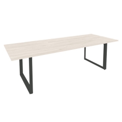 Стол переговорный на О-образном м/к ONIX Рива O.MO-PRG-25 Денвер Светлый/Антрацит