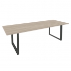 Стол переговорный на О-образном м/к ONIX Рива O.MO-PRG-25 Дуб Аттик/Антрацит