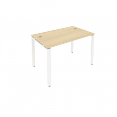Стол письменный Рива METAL SYSTEM Б.СП-2 Акация/Белый