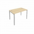 Стол письменный Рива METAL SYSTEM Б.СП-2 Акация/Серый